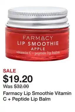 Sephora Farmacy Lip Smoothie Vitamin C + Peptide Lip Balm offer