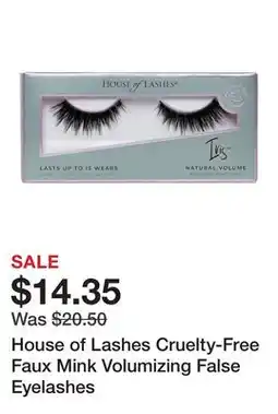 Sephora House of Lashes Cruelty-Free Faux Mink Volumizing False Eyelashes offer
