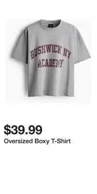 H&M Oversized Boxy T-Shirt offer