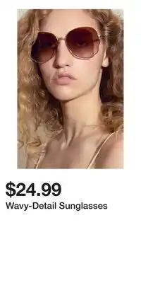 H&M Wavy-Detail Sunglasses offer