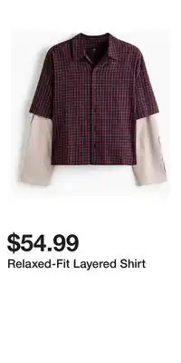 H&M Relaxed-Fit Layered Shirt offer