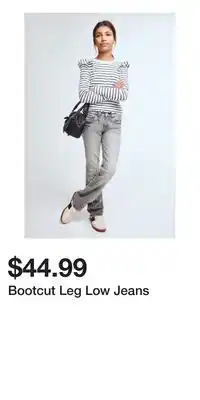 H&M Bootcut Leg Low Jeans offer