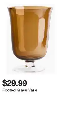 H&M Footed Glass Vase offer