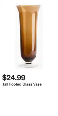 H&M Tall Footed Glass Vase offer