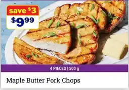 M & M Food Market Maple Butter Pork Chops offer