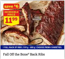 M & M Food Market Fall Off the Bone Back Ribs offer