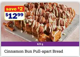 M & M Food Market Cinnamon Bun Pull-apart Bread offer