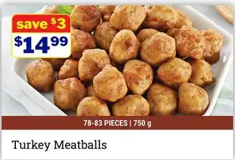 M & M Food Market Turkey Meatballs offer