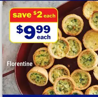M & M Food Market Mini Quiche Florentine offer