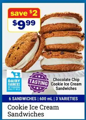 M & M Food Market Cookie Ice Cream Sandwiches offer