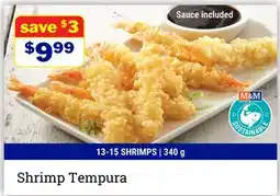 M & M Food Market Shrimp Tempura offer