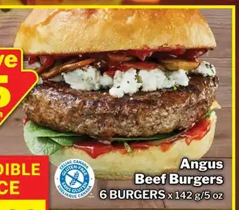 M & M Food Market Angus Beef Burgers offer