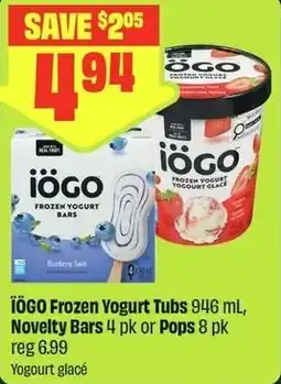 FreshCo ÏÖGO Frozen Yogurt Tubs offer