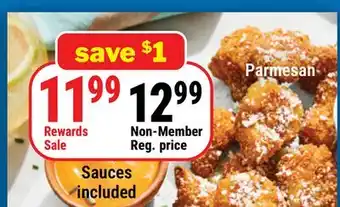 M & M Food Market Parmesan offer