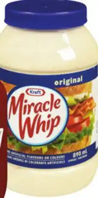 Giant Tiger Kraft Miracle Whip spread offer