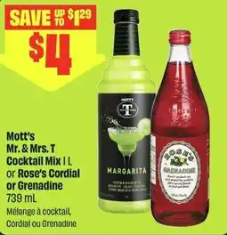 FreshCo Mr. & Mrs. T Cocktail Mix offer