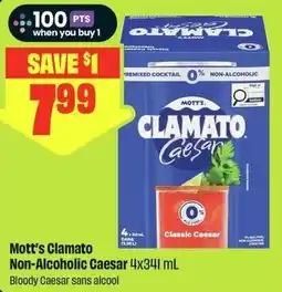 FreshCo Mott's Clamato Non-Alcoholic Caesar offer