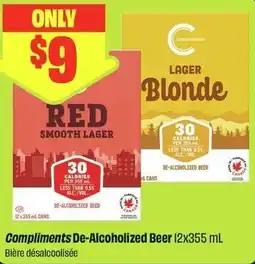 FreshCo Compliments De-Alcoholized Beer offer