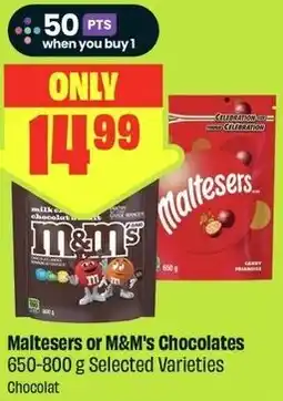 FreshCo Maltesers or M&M's Chocolates offer