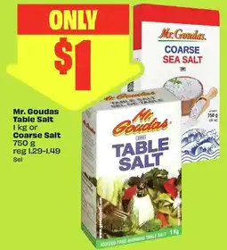 FreshCo Mr. Goudas Table Salt offer