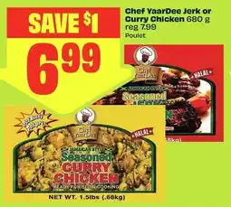 FreshCo Chef YaarDee Jerk or Curry Chicken offer