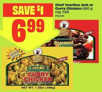 Chef YaarDee Jerk or Curry Chicken