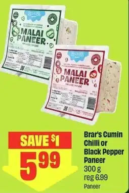 FreshCo Brar's Cumin Chilli or Black Pepper Paneer offer