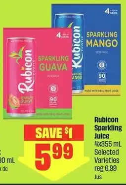 FreshCo Rubicon Sparkling Juice offer