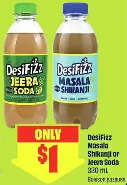 FreshCo DesiFizz Masala Shikanji or Jeera Soda offer