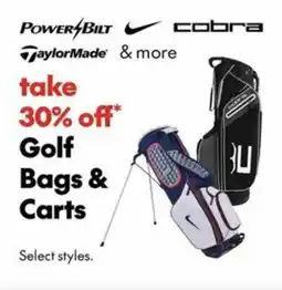 Atmosphere POWER BILT cobra Golf Bags and Carts offer