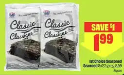 FreshCo Ist Choice Seasoned Seaweed offer
