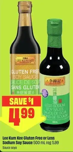 FreshCo Lee Kum Kee Gluten Free or Less Sodium Soy Sauce offer