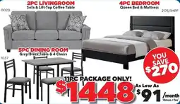 Surplus Furniture Sofa & Lift-Top Coffee Table offer