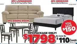 Surplus Furniture Queen Bed and Mattress offer