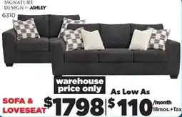 Surplus Furniture SOFA & LOVESEAT offer