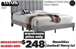 Surplus Furniture TITUS BROACHMYN QUEEN BED offer