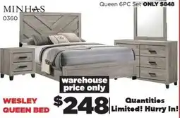 Surplus Furniture MINHAS WESLEY QUEEN BED offer