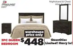 Surplus Furniture DYNAMIC 0917 3PC QUEEN BEDROOM offer