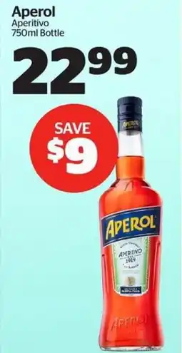 Calgary Co-op Aperol Aperitivo offer
