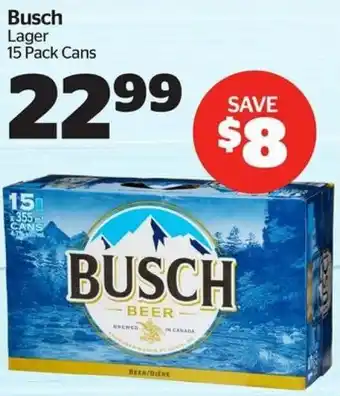 Calgary Co-op Busch Lager offer