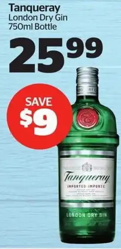 Calgary Co-op Tanqueray London Dry Gin offer