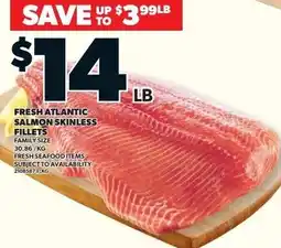 Independent Grocer Fresh Atlantic Salmon, Skinless offer