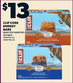 Independent Grocer Clif Core Energy Bars offer