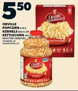 Independent Grocer Orville Popcorn, Kernels, or Kettle Corn offer