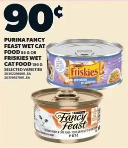 Independent Grocer Purina Fancy Feast Wet Cat Food, or Friskies Wet Cat Food offer