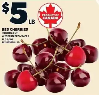 Independent Grocer Red Cherries offer