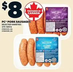 Independent Grocer PC Pork Sausages offer
