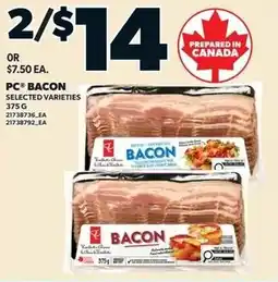 Independent Grocer PC Bacon offer