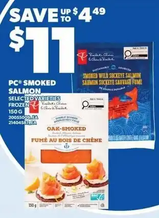 Independent Grocer PC Smoked Salmon offer