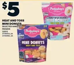 Independent Grocer Heats and Toss Mini Donuts offer